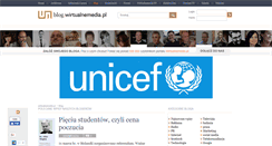 Desktop Screenshot of blog.wirtualnemedia.pl