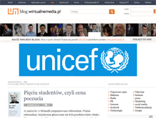Tablet Screenshot of blog.wirtualnemedia.pl